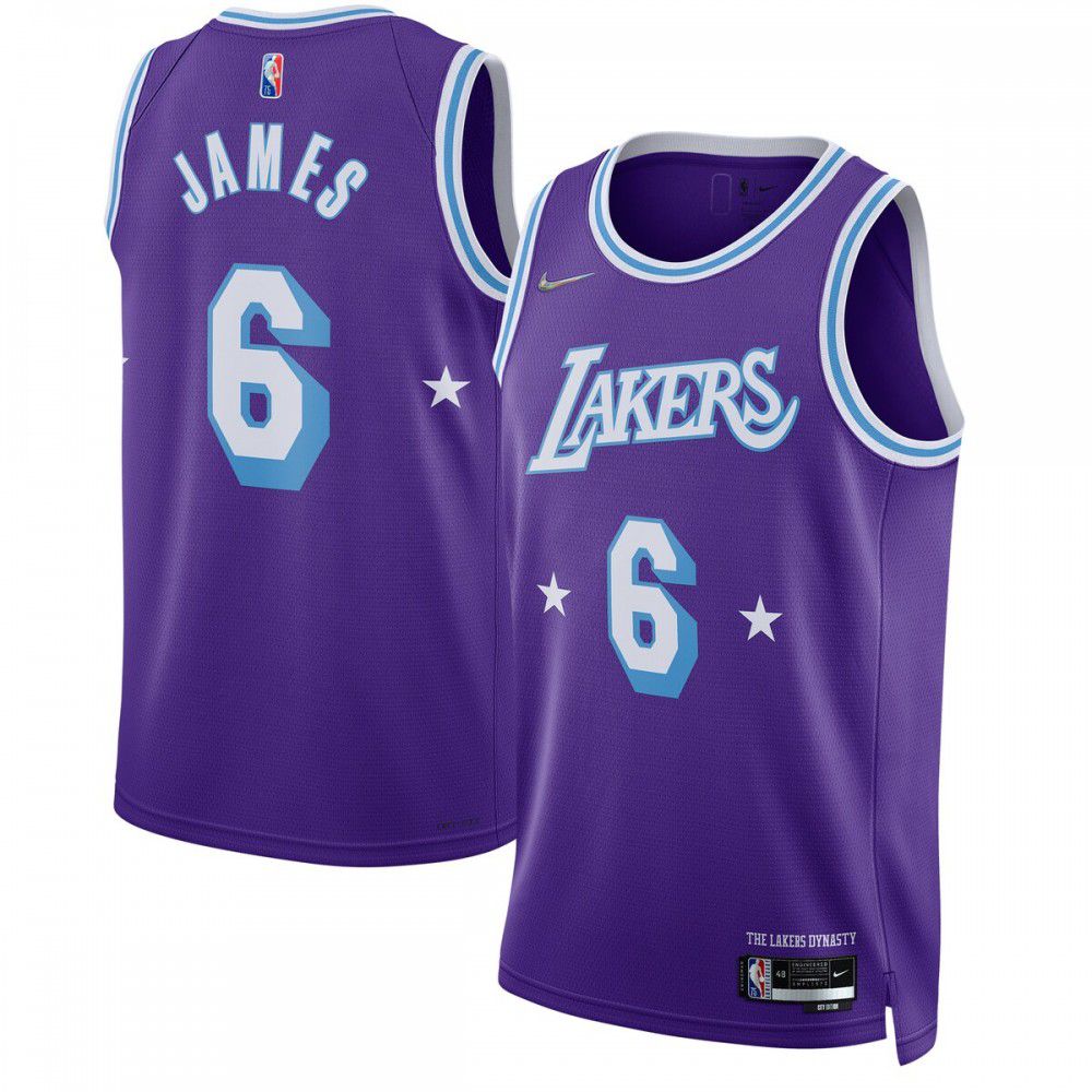 LeBron James Los Angeles Lakers 2021/22 Swingman Jersey - City Edition - Purple-Pro Kit Vault | Brand New 26/27 Sports Jerseys